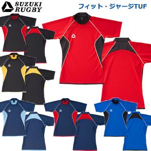 Suzuki Sports 帝京大 ジャージラグビーシャツ Lサイズ レッド カンタベリー メンズ ラグビー 半袖シャツ ジャパンショート