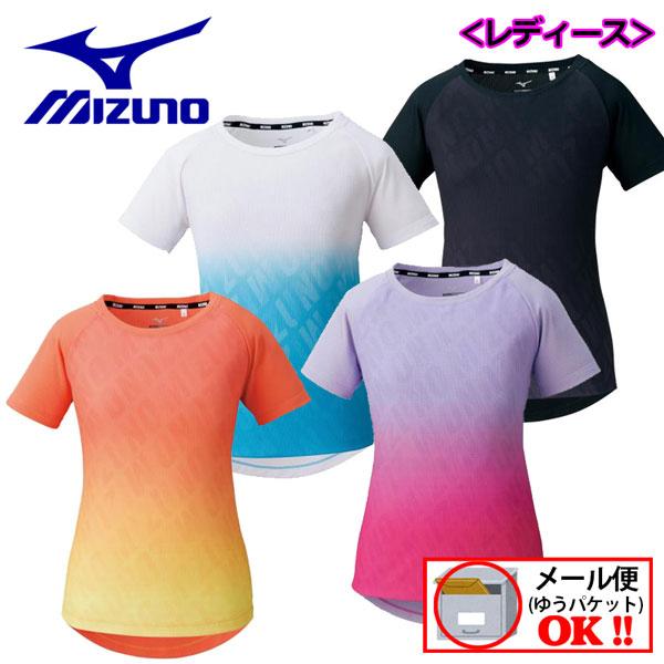 1点までメール便可 ミズノ MIZUNO レディース ドライエアロフロー グラフィック Tシャツ 3...