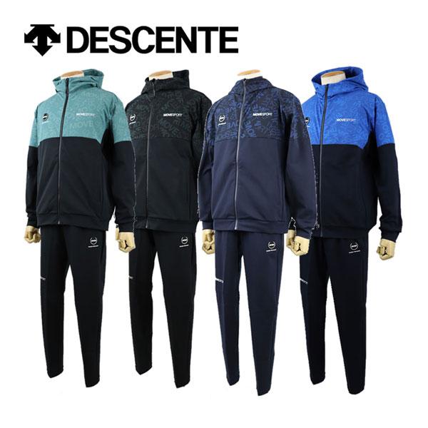 デサント DESCENTE ムーブスポーツ S.F.TECH ロゴ総柄バックロゴ フルジップフーディ...
