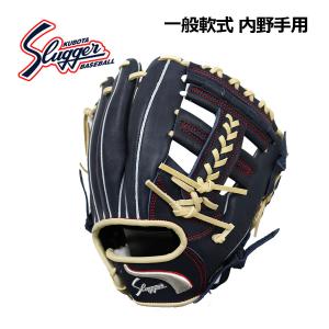 久保田スラッガー 限定 軟式 カラー グラブ 24MS型 内野 KUBOTA
