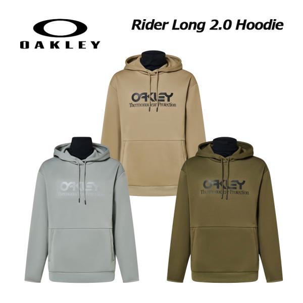 2025秋冬 オークリー メンズ Rider Long 2.0 Hoodie FOA402381 フ...