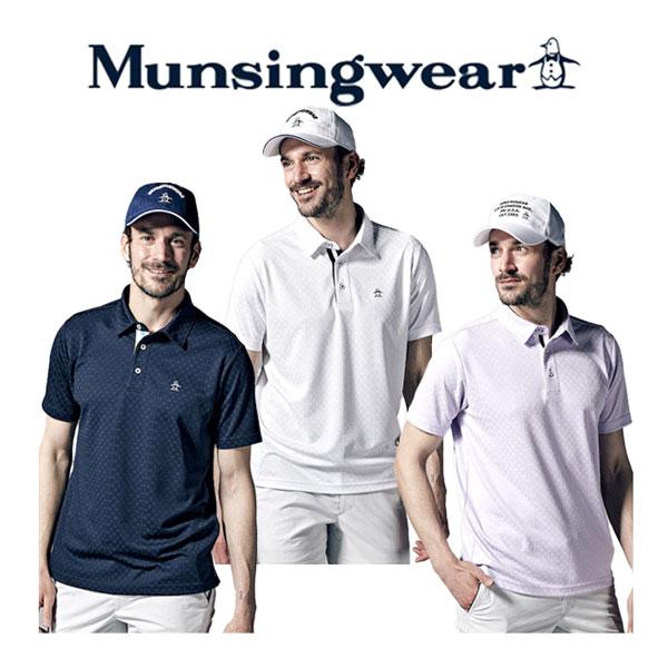 マンシングウェア Munsingwear メンズ ゴルフ GOLF SUNSCREEN 凹凸ジャカー...