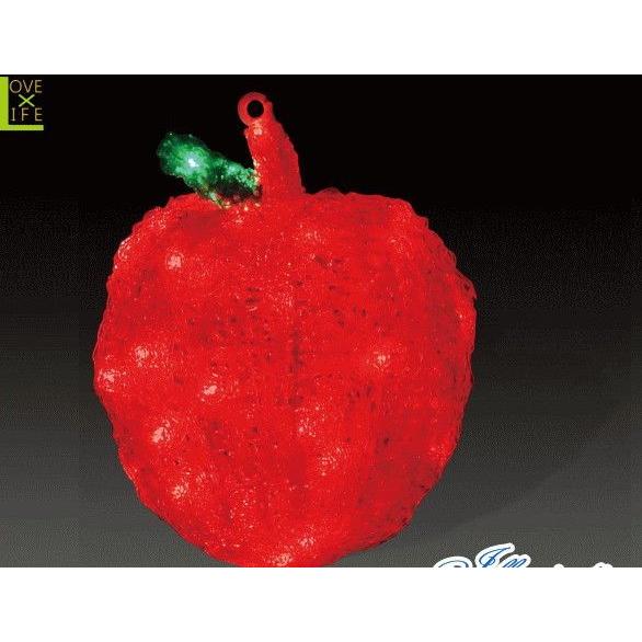 【LED】【ACR-F(A)R-AP】【大型商品】LEDクリスタルアップル【アップル】【リンゴ】【林...