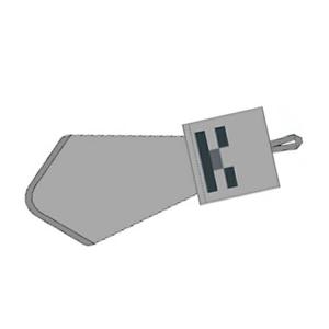 Minecraft スケルトン ループタオル