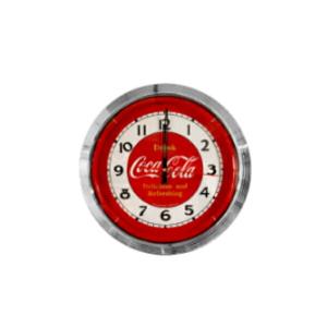 Coca Cola（コカコーラ） ネオンクロック 掛時計 LEDライト グリーン