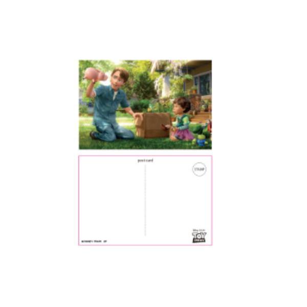 スモDS3428  【送料無料】【ピクサーキャラクター】ポストカード【アンディー】【ボニー】【エイリ...