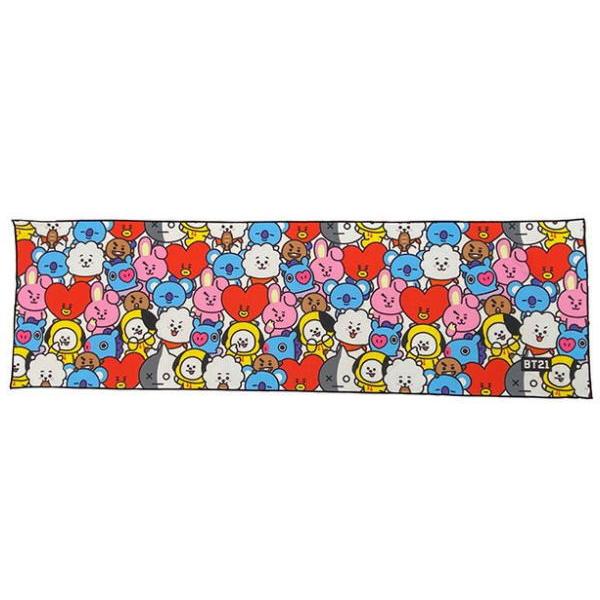 マル5785014100　【BT21】【LINE FLIENDS】接触冷感タオル【ゲットトゥゲザー】...