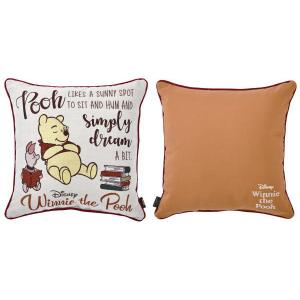 未使用 未開封【くまのプーさん】クッション 座布団 Disney（ディズニー） クッション 40×40cm くまのプーさん コミック