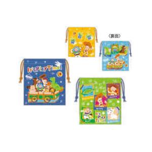 スケ628474 【ピクサーキャラクター】マチ付き巾着2Pセット【23】【トイストーリー】【ウッディ】【バズ】【ディズニー】【映画】【巾着】【袋】【入れ物】【…
