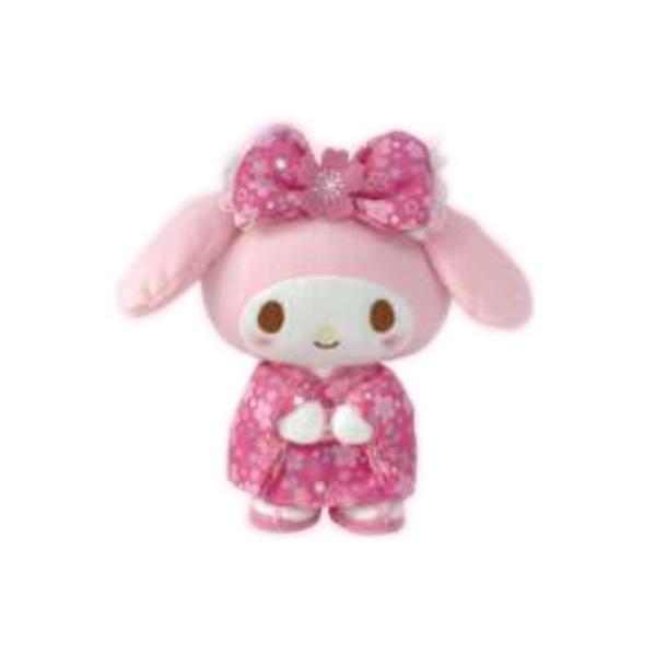 ナカ183569-23　【送料無料】【サンリオキャラクターズ】ぬいぐるみ【S】【桜着物】【マイメロデ...