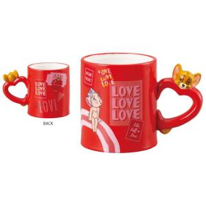 トムとジェリー フィギュア付きマグ ジェリーとチーズ マグカップ 食器