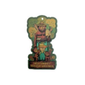 レオSmokey Bear　【アメリカン雑貨】レーシングエアーフレッシュナー【Smokey Bear】【アメリカ】【USA】【アメキャラ】【フレグランス】【香水】【匂い】【…