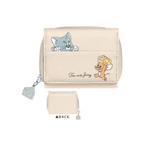 CRUX トムとジェリー 三つ折り財布 アイボリー 116803 [M便 1/4 