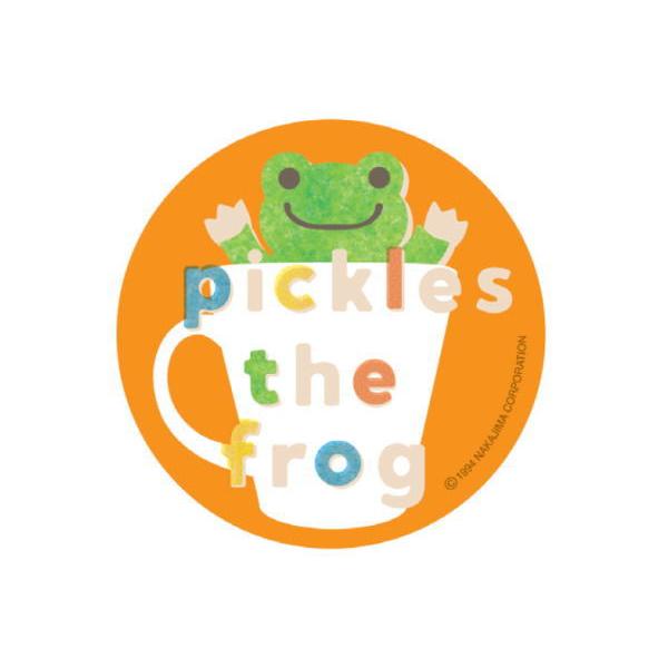 トシPC-SE022　【かえるのピクルス】【pickles the frog】ステッカー【アルファベ...