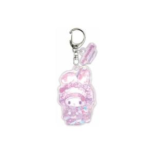 マイメロディ ホロキラキーホルダー お座り 311875 白いちご SANRIO