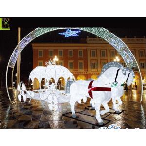 ACR-BAA-P【イルミネーション】LED クリスタルグロー プリンセスの馬車【馬車】【3D】【大型用品】【クリスマス】【イルミネーション】【電飾】