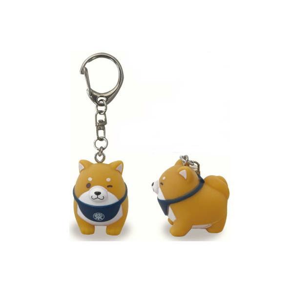 エス16400　【送料無料】【忠犬もちしば】ソフビマスコットキーホルダー【おかか】【犬】【いぬ】【イ...