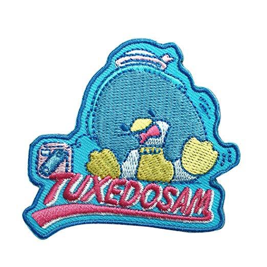 スモSRAP1178　【送料無料】【サンリオキャラクターズ】ワッペン【タキシードサム】【ラジカセ】【...