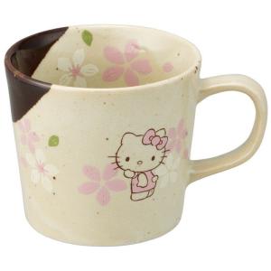 キティちゃん 湯呑み 桜 長湯呑 キティ サンリオ ハローキティ 美濃焼