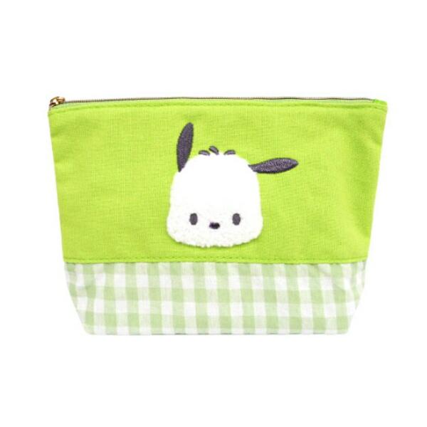 ナカ189066-23  【送料無料】【サンリオキャラクターズ】サガラ刺繍化粧ポーチ【ギンガムチェッ...