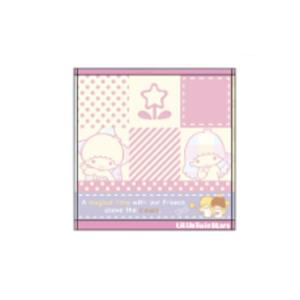 リトルツインスターズ ハンカチ 日本製 大きめ フレームデザイン