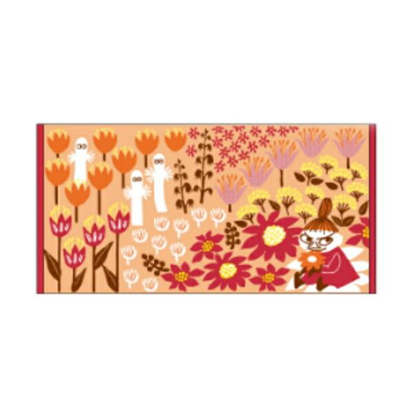 マル1405038800  【ムーミン】【MOOMIN】ミニバスタオル【オレンジチューリップ】【リト...