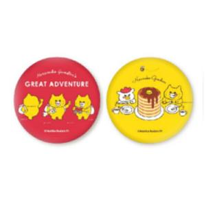 マリNORA-081 【送料無料】【日本製】【ノラネコぐんだん】缶バッジ2個セット【1】【動物】【アニマル】【缶】【缶バッチ】【バッチ】【バッジ】【カンバッジ…