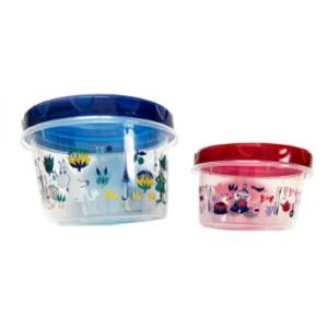 スモMM2900 【送料無料】【日本製】【ムーミン】【Moomin】フードコンテナ2個セット【カラーパターン】【ミイ】【リトルミイ】【キャラクター】【小物入れ】【…