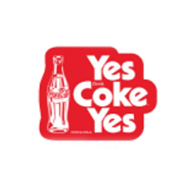 ペニPJ-ST10 【アメリカン雑貨】【コカ・コーラ】【Coca-Cola】ステッカー【Yes co...