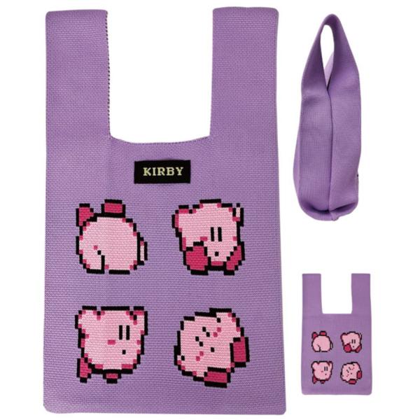 エス17102　【送料無料】【星のカービィ】ニットトートバッグ【ドット】【カービィ】【ゲーム】【ゲー...