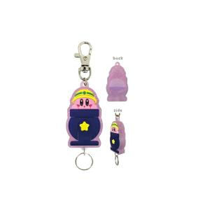 エス17100【送料無料】【星のカービィ】ラメ入りラバーリールキーホルダー【カービィとたいふう】【カービィ】【ゲーム】【ゲームキャラ】【カービー】【任天…