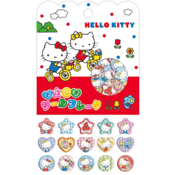 クラ126715【サンリオキャラクターズ】おはじきシールフレーク【セット】【10枚セット】【ハローキ...