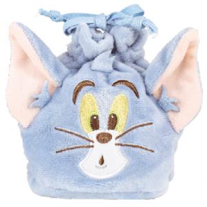 ティTJ-5530375TM【トムとジェリー】マチ付きマスコット巾着【トム】【ワーナー】【アニメ】【ポーチ】【ケース】【小物入れ】【袋】【収納】【雑貨】【グッズ…