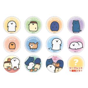 缶バッジ トレーディング刺繍缶バッジ 全12種 パペットスンスン PUPPET