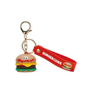 キーホルダー マスコット ぬいぐるみ ハンバーガー アメカジ かわいい