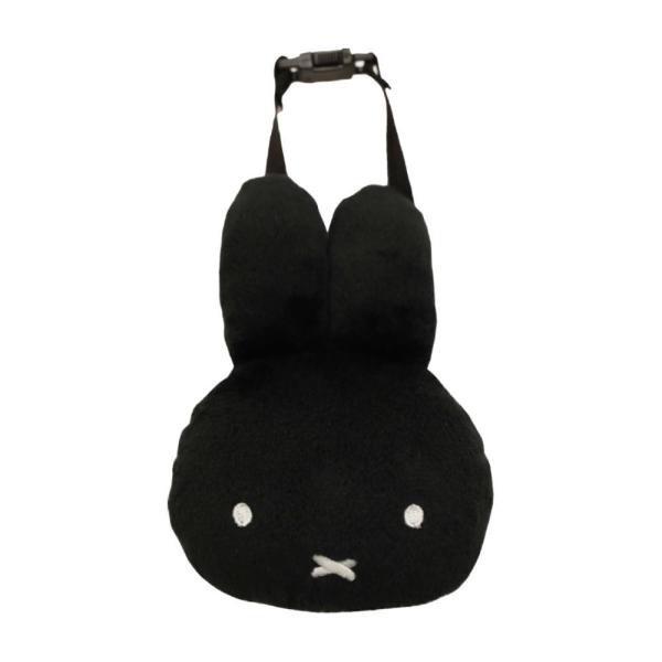 ゾウ9876 【miffy】【ミッフィー】フェイス型バッグチャーム【ブラック】【黒】【ウサギ】【ミッ...
