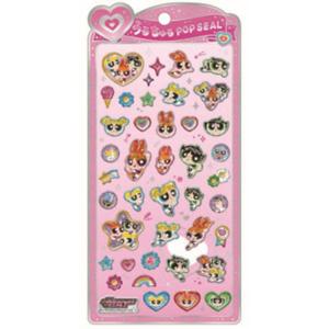 クラ132224 【送料無料】　パワーパフガールズ　うるちゅるポップシールパワパフ　アメキャラ　アニ...