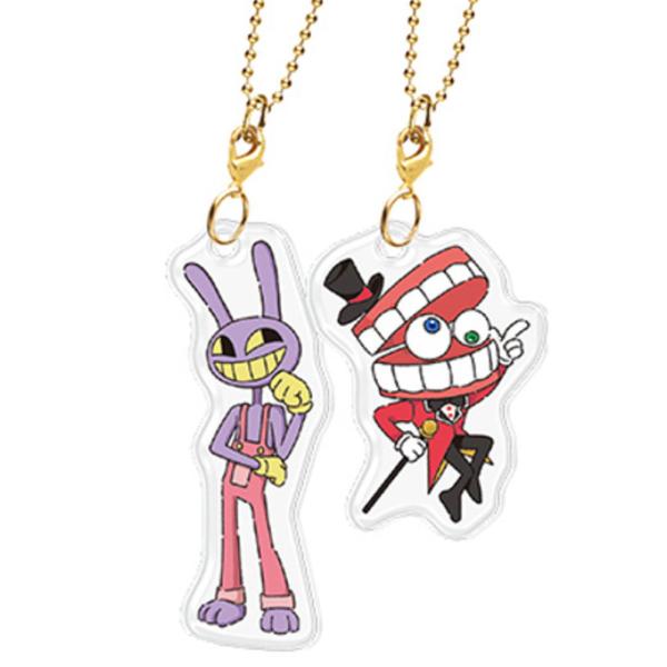 クラ128630 【アメイジング・デジタル・サーカス】クリアニコイチキーホルダー【ジャックス×ケイン...