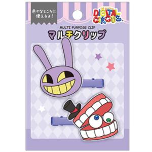 クラ128637 【アメイジング・デジタル・サーカス】マルチクリップ【ジャックス×ケイン】【アニメ】【キャラクター】【ピン】【留め】【髪の毛】【ヘアアイテ…