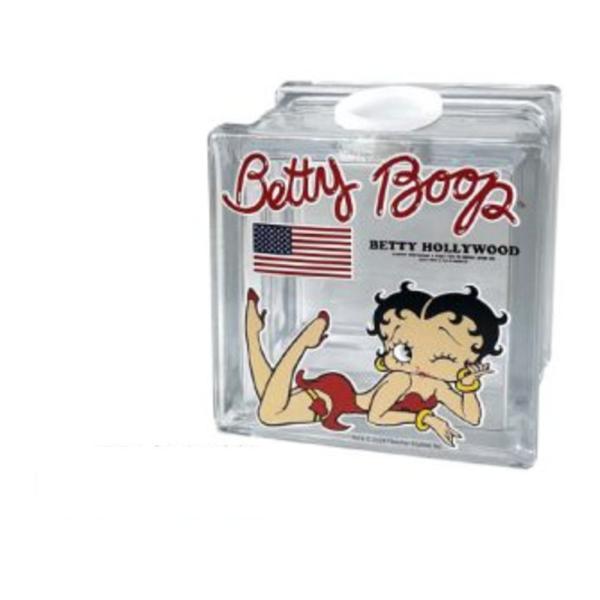 ショ159481 【アメリカン雑貨】【BettyBoop】【ベティ・ブープ】スクエアガラスバンク【B...