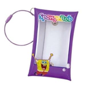 マリCKI-066 【送料無料】【スポンジ・ボブ】チェキ収納ホルダー【パープル】【紫】【ボブ】【アメキャラ】【アニメ】【ポーチ】【ケース】【写真入れ】