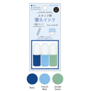 カミ230018 オリジナル　スタンプ替えインクCOOL COLOR　Corore PLUS用　6連...