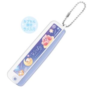 カミ307727 【日本製】　星のカービィ　折りたたみブラシアンドコームTwinkling Stars　カービィ　ゲーム　カービー　任天堂　クシ　くし