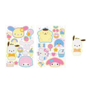 ティSR-5549221MX サンリオキャラクターズ　ダイヤモンドアートシールキットミックス　シール　ステッカー　ビーズ　手作り　ミニ　プチ　デコ　ワ