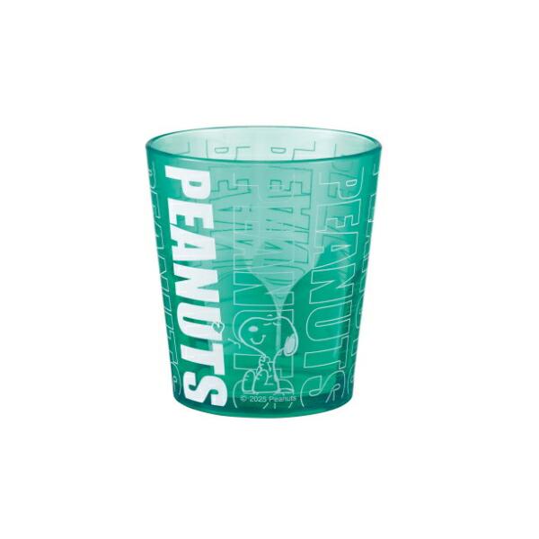 4435 【送料無料】　【日本製】　スヌーピー　SNOOPY　プラスチック製コップグリーン　緑　ネオ...