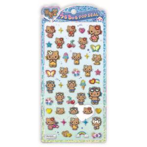 クラ139147 サンリオキャラクターズ　うるちゅるポップシール　バカンス　ハローキティ　シール　ステッカー　プチ　ミニ　デコ　ワンポイント　文房具　