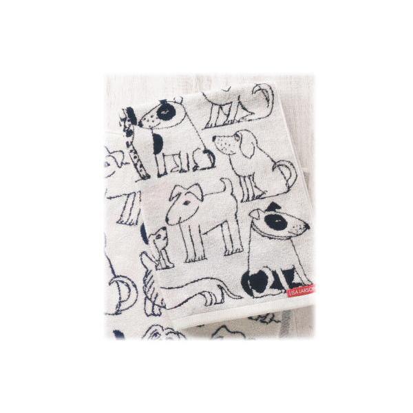 【リサ・ラーソン】バスタオル【スケッチドッグ】【陶芸】【タオル】【北欧】【デザイン】【デザイナー】【...