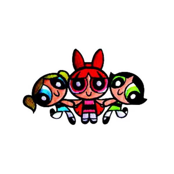 パワーパフ ガールズ【The Powerpuff Girls】人気のワッペン【アイロンパッチ】を集め...