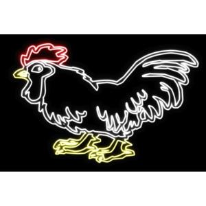 鳥 ネオン ニワトリ 鶏 アニマル 電飾 トリ ライト 動物 にわとり とり ネオンライト Led サイン Neon 53zak678 いしだ屋