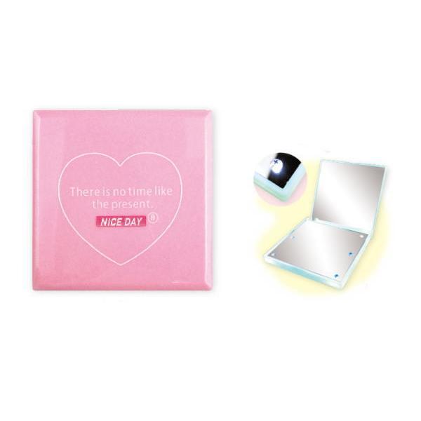 ティTF-5537245NH【オリジナル】LEDコンパクトミラー【ナイスデイハート】【ミラー】【コン...